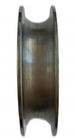 Ролик (шкив) стальной с подш ф 80мм, канат 12мм